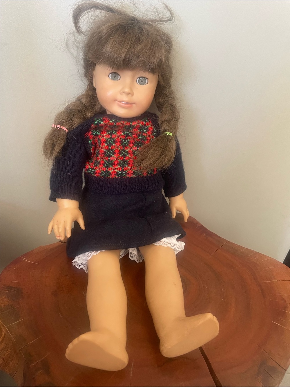 Vintage Pleasant Company American Girl MOLLY McIntire Doll Gray Eyes Early 90s